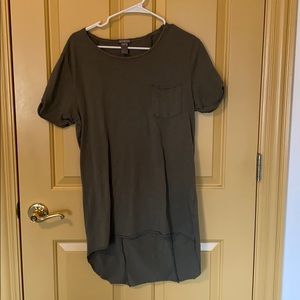 Extra Long Hunter Green T-Shirt